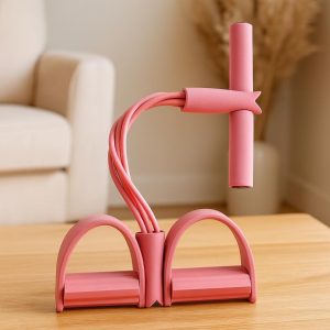 Multifunction Pedal Resistance Band – 4-tube Fitness Equipment