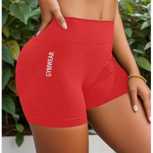 High-waisted Seamless Workout Shorts For Women Cl3