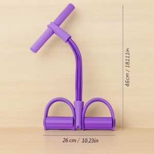 Multifunction Pedal Resistance Band – 4-tube Fitness Equipment