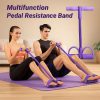 Multifunction Pedal Resistance Band – 4-tube Fitness Equipment