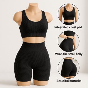Women’s Seamless Yoga & Fitness Set Cl6