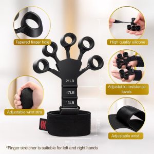 Complete Grip Strength Kit – Adjustable Hand Gripper 5-100 Kg (11-220 Lbs)