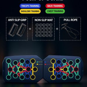 Push Up Board Multifunctional, Portable Foldable Push Up Bar