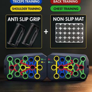 Push Up Board Multifunctional, Portable Foldable Push Up Bar