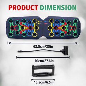 Push Up Board Multifunctional, Portable Foldable Push Up Bar