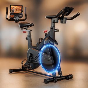 Exercise Bike With Tablet Holder