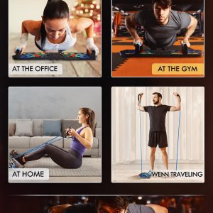 Push Up Board Multifunctional, Portable Foldable Push Up Bar