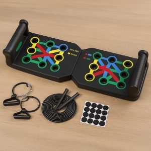 Push Up Board Multifunctional, Portable Foldable Push Up Bar